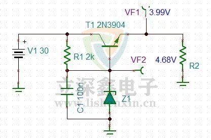 三極管穩壓電路
